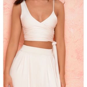 Cream two piece set